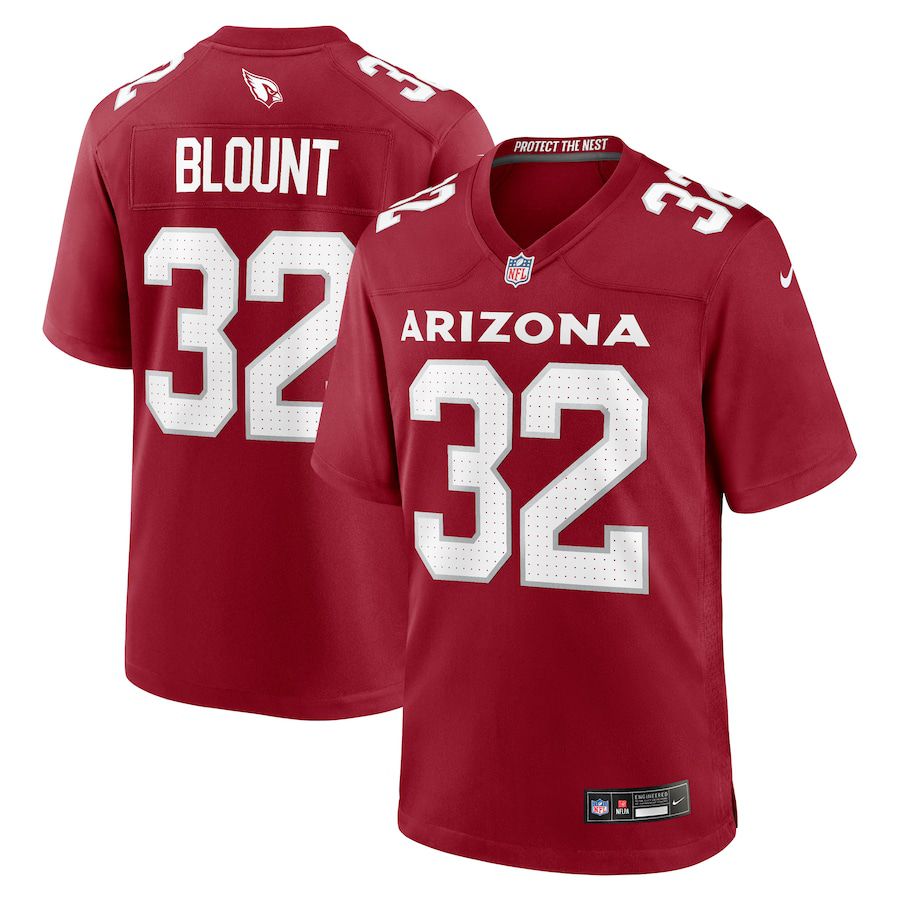 Men Arizona Cardinals 32 Joey Blount Nike Cardinal Game NFL Jersey